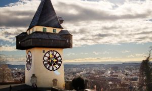 graz, clock, clock tower, styria, graz, graz, graz, graz, graz