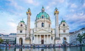 karlskirche, vienna, austria, cathedral, church, dome, tourism, europe, city tourism, habsburg, city trip, baroque, monument, baroque church, baroque architecture, facade, building, vienna, vienna, vienna, vienna, vienna, austria, cathedral